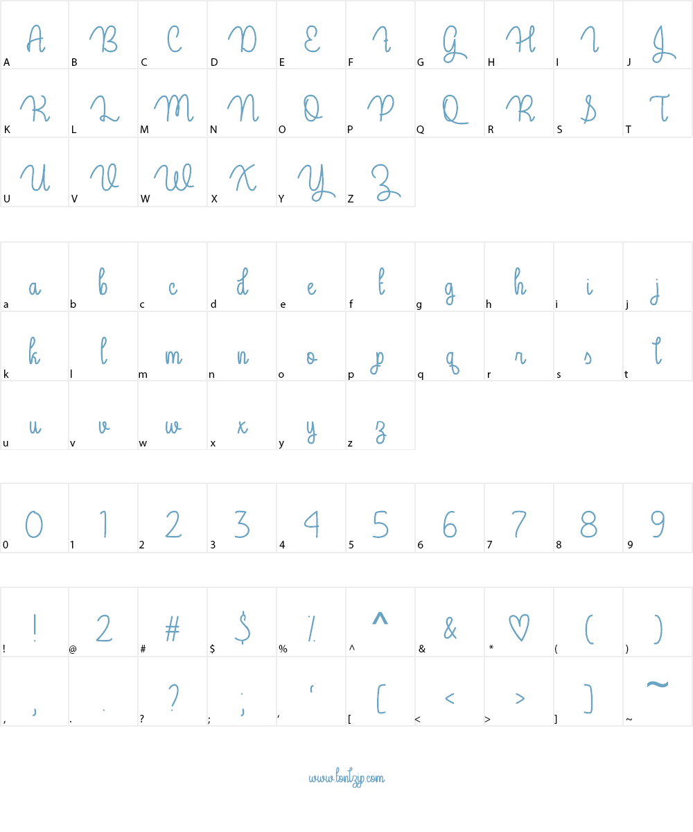 Guys My Age Font Character